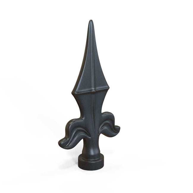 Rail Head - Winged Kite - Cast Iron - Round Base