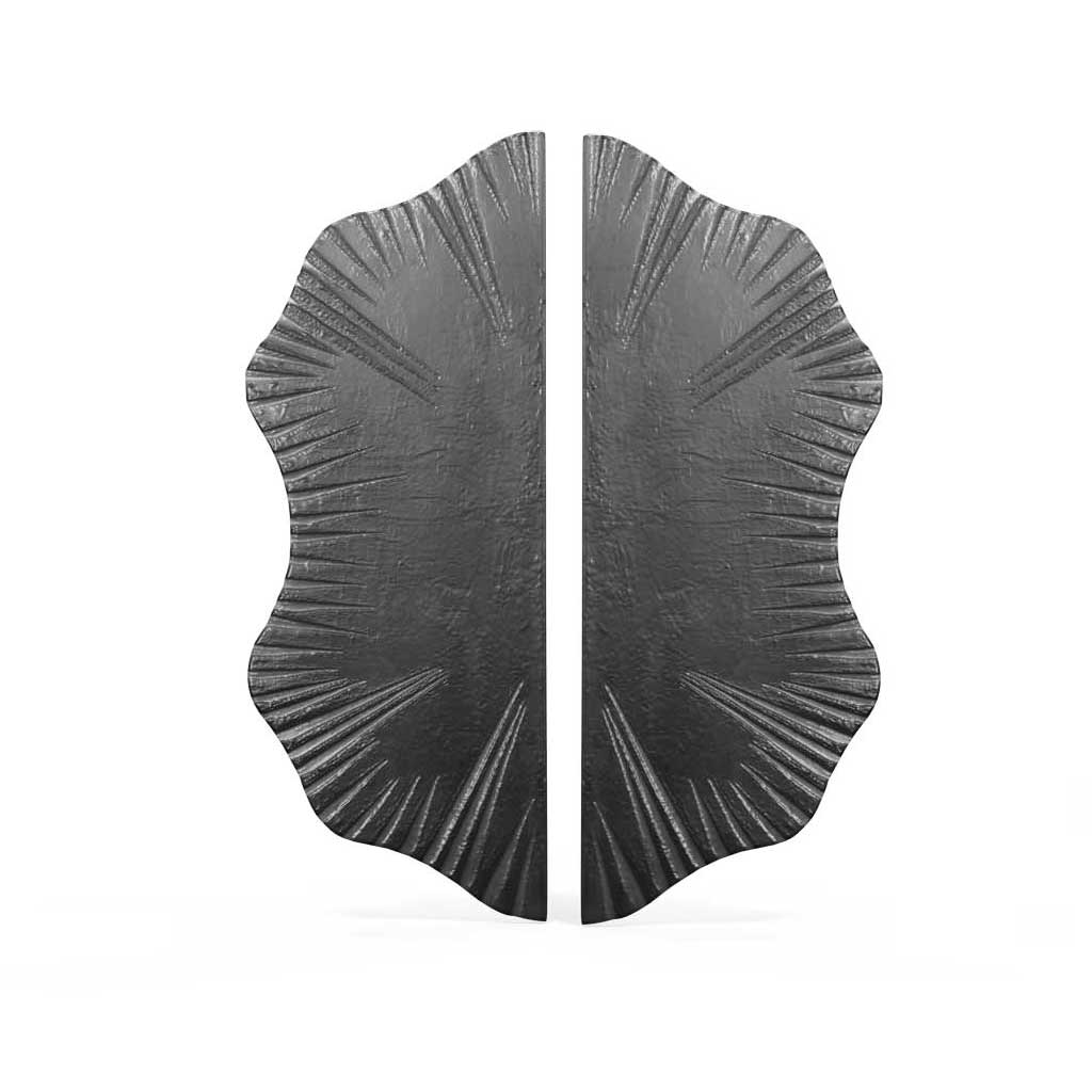 Feather Edged Gate lock Plate Cover