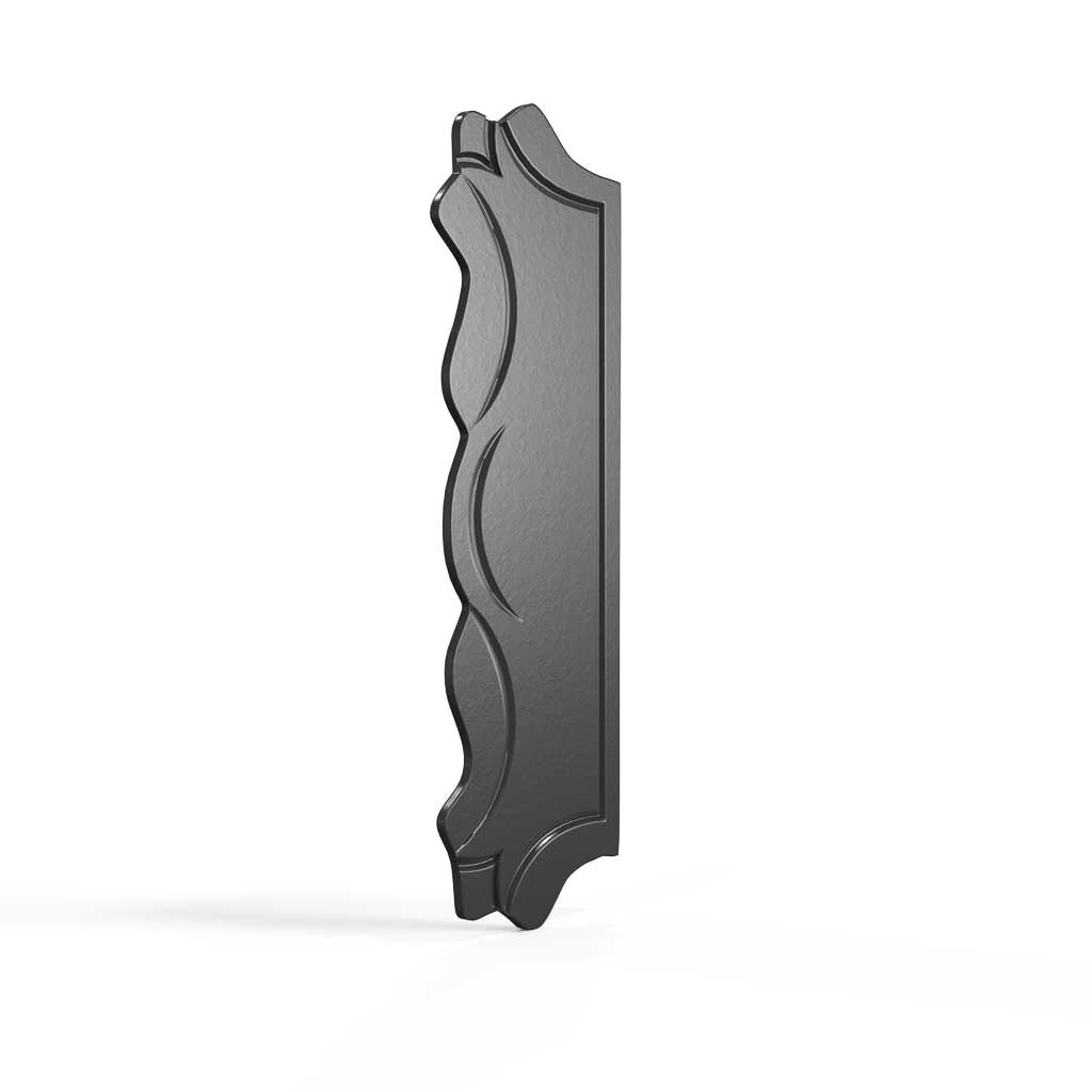Oceanos Edged Gate lock Plate Cover - thin