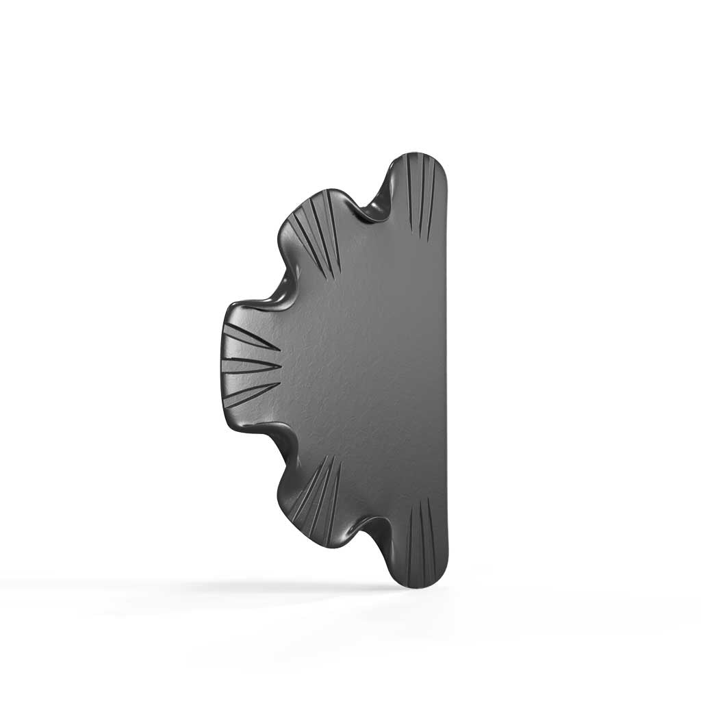 Oval frill Gate lock Plate Cover