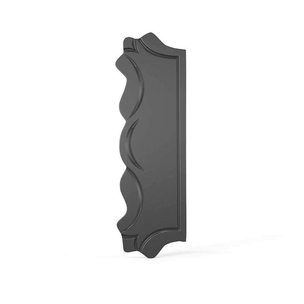 Oceanos Edged Gate lock Plate Cover - thin