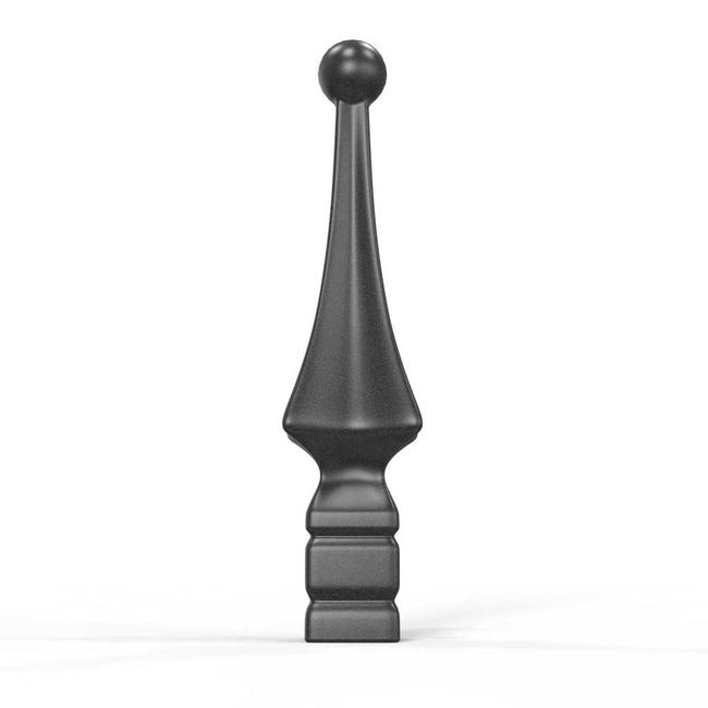 Rail Head - Matterhorn - Cast Iron - Square Base