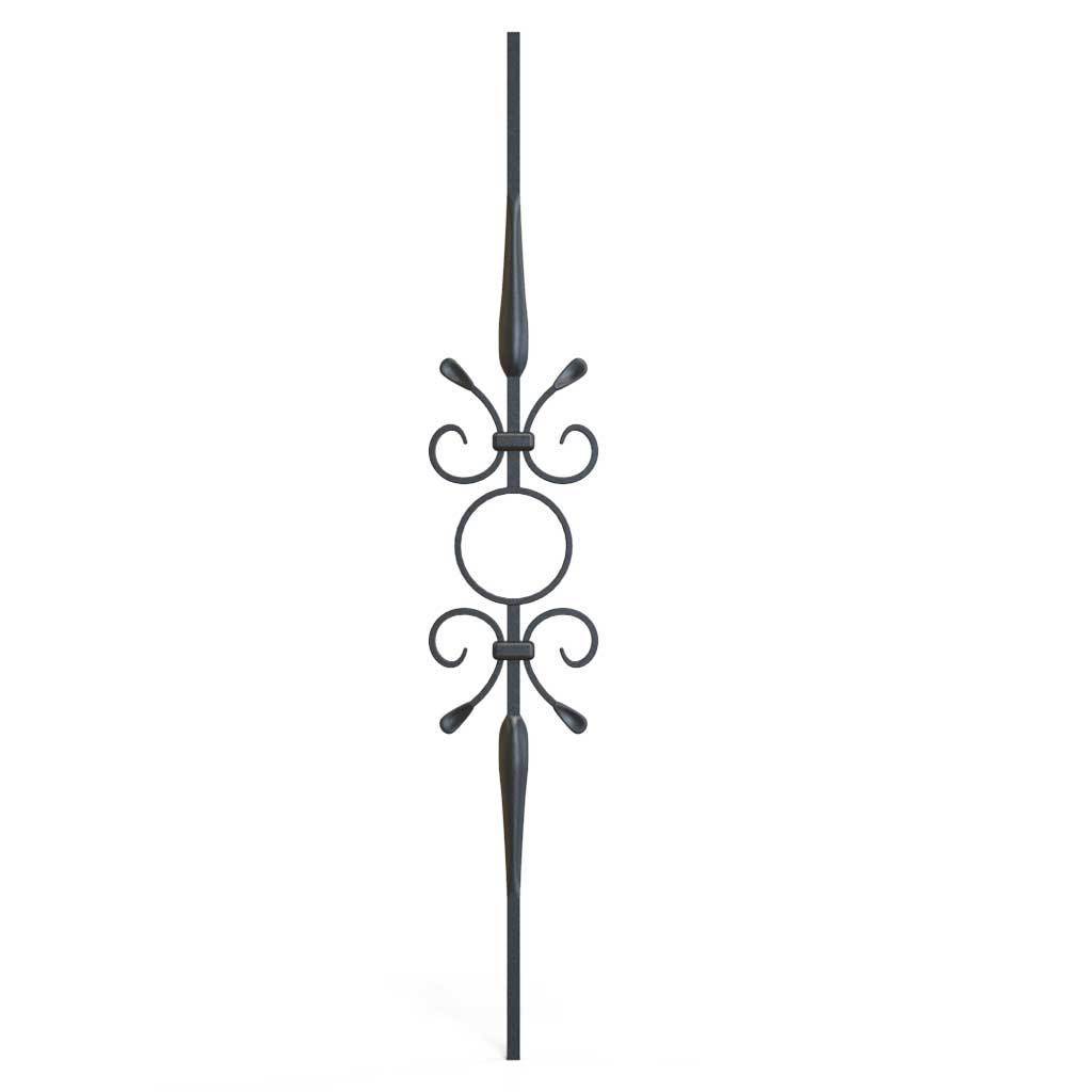 Decorative Panel - Wrought Iron Decorative Panel Bar - Solaris
