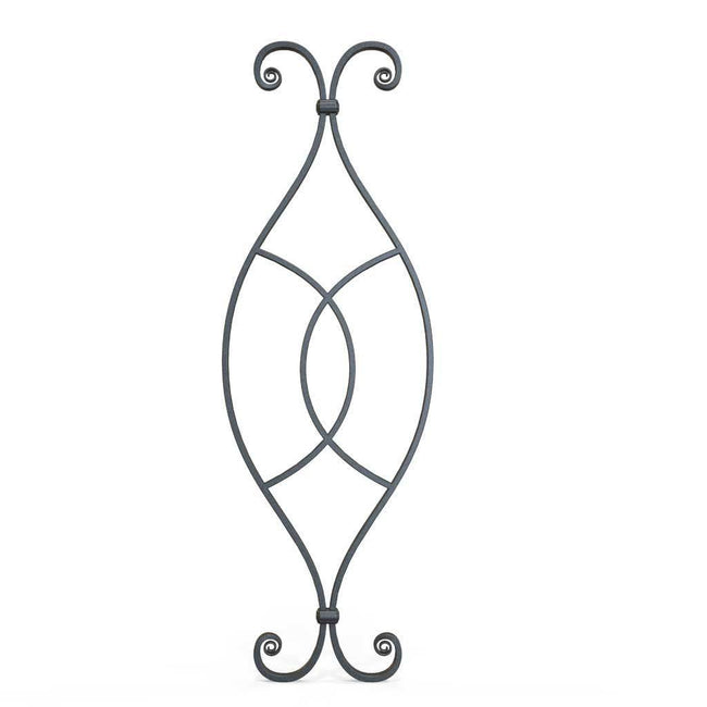 Decorative Panel - Wrought Iron Decorative Panel - Barrington