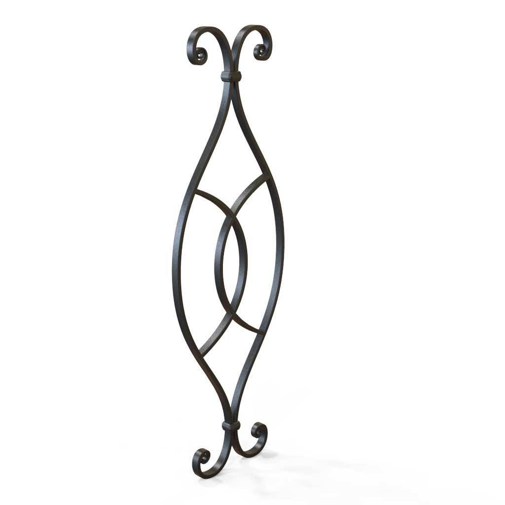 Decorative Panel - Wrought Iron Decorative Panel - Barrington