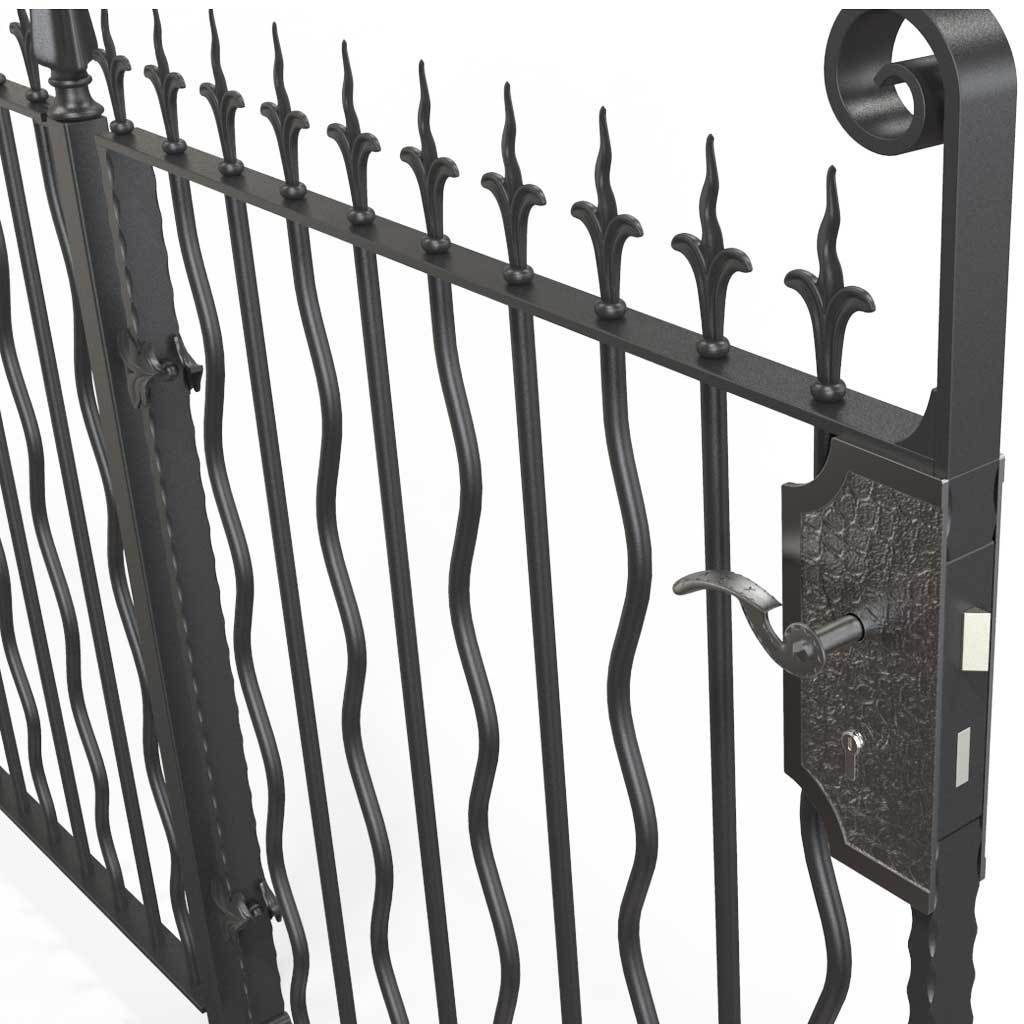 Garden Gate - Devon - Style 11 -  Garden Side Gate With Decorative Lock