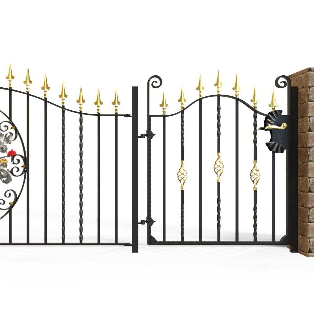 Garden Gate - Marlborough - Style 2 - Garden Side Gate With Latch
