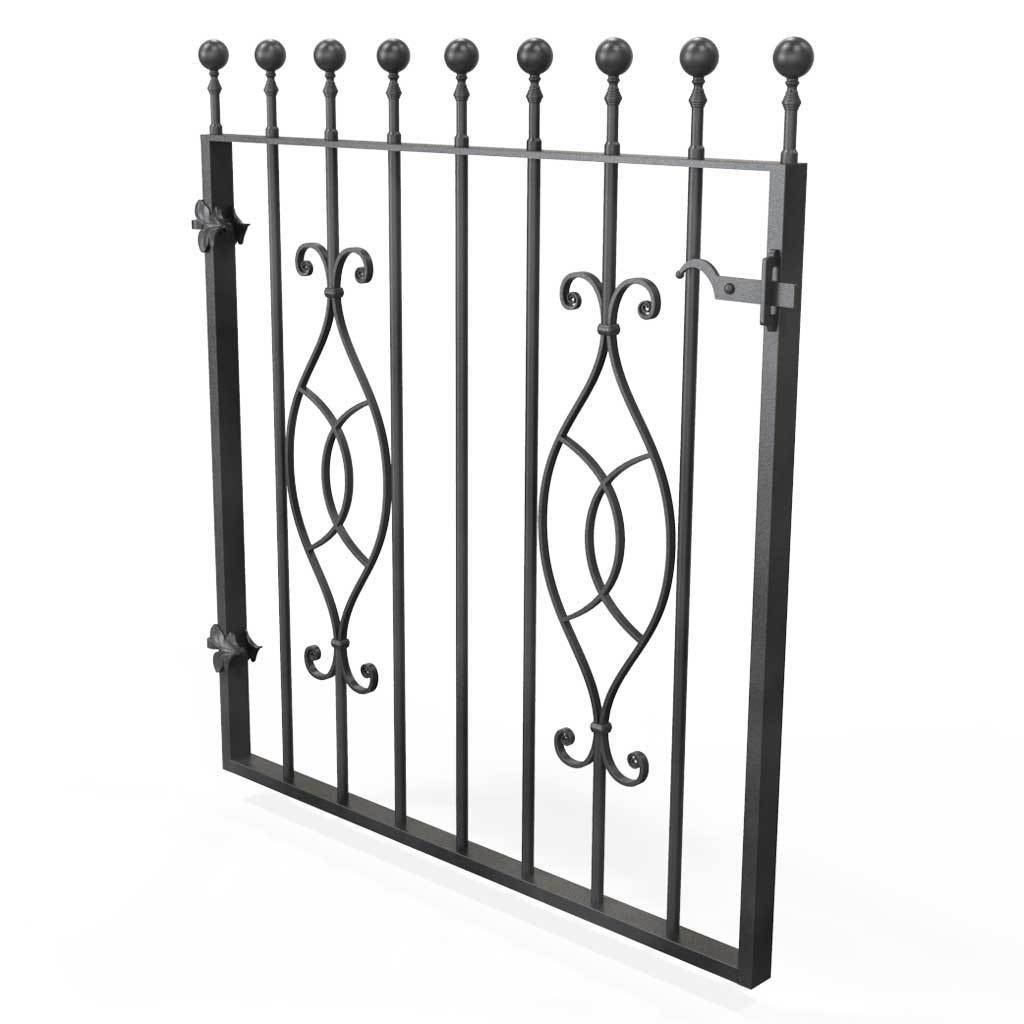 Garden Gate - Putney - Style 8A -  Garden Side Gate With Latch