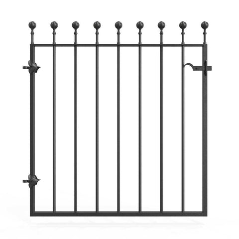 Glastonbury - Style 10 -  Garden side metal gate with latch