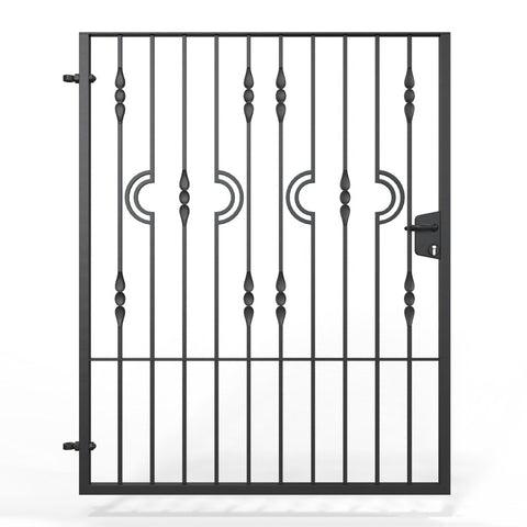 Bristol - Style 5 -  Wrought Iron metal Garden side gate