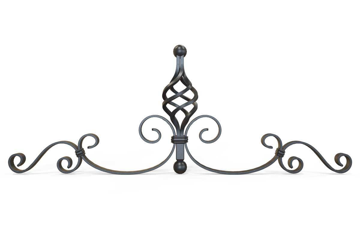 Gate Topper - Gate Topper - Decorative Basket - Iron