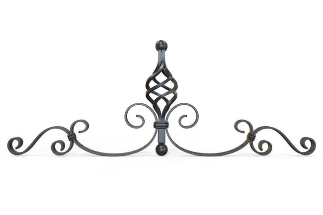 Gate Topper - Gate Topper - Decorative Basket - Iron