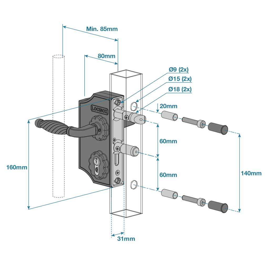 Decorative Standard Lock