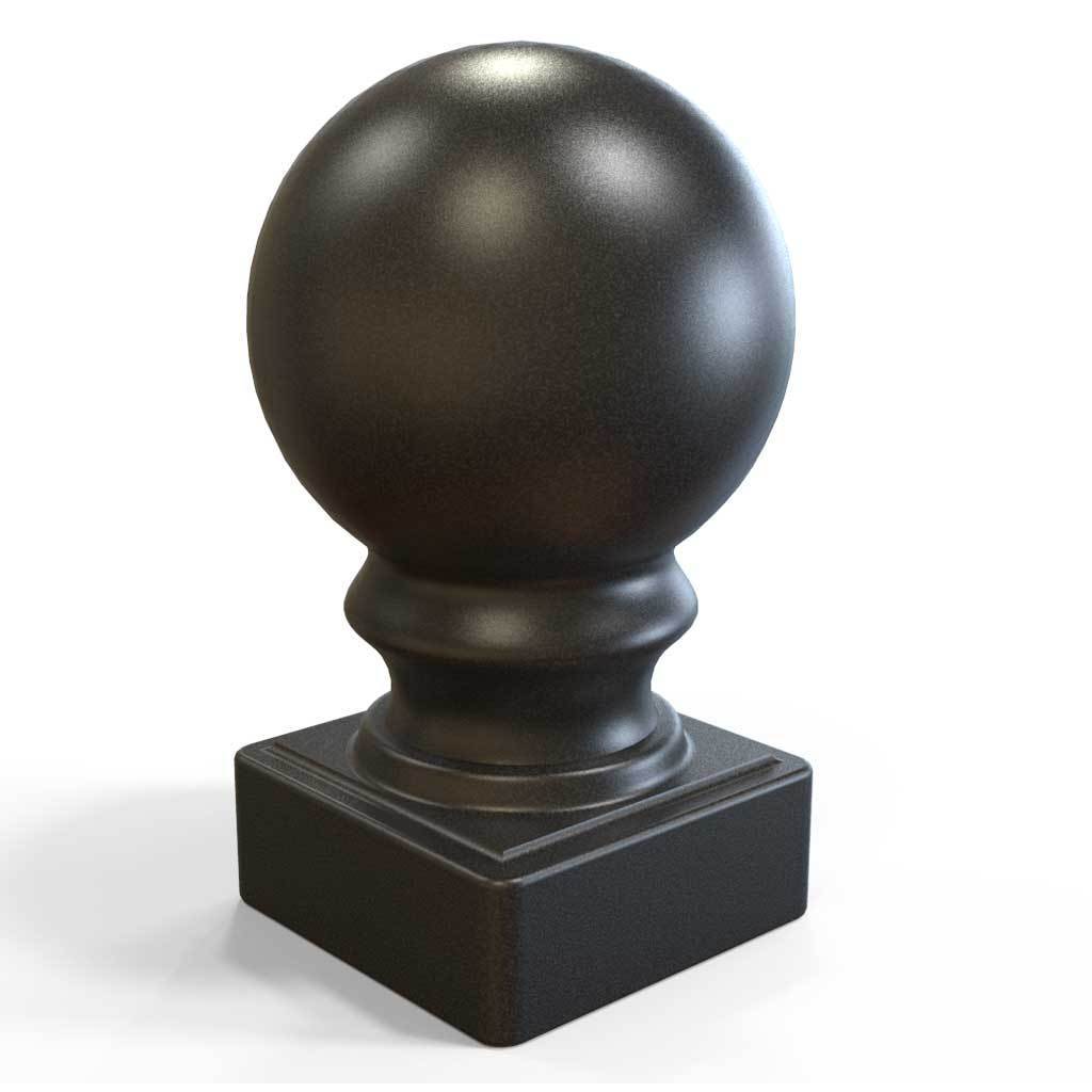 Post Tops - Iron Post Top - Globe Post Top