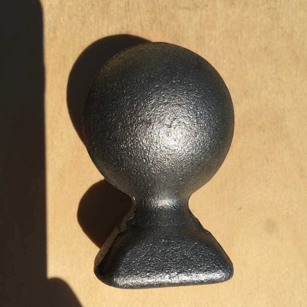Post Tops - Post Top - Ball Top - Cast Iron - Square Base