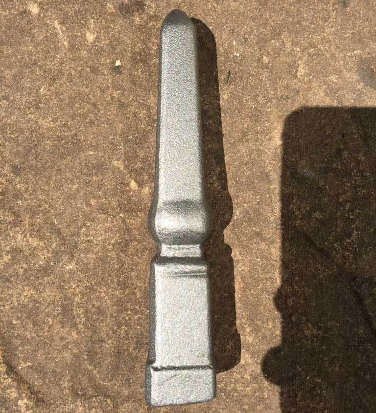 Rail Head - Cast Iron Monument Rail Head