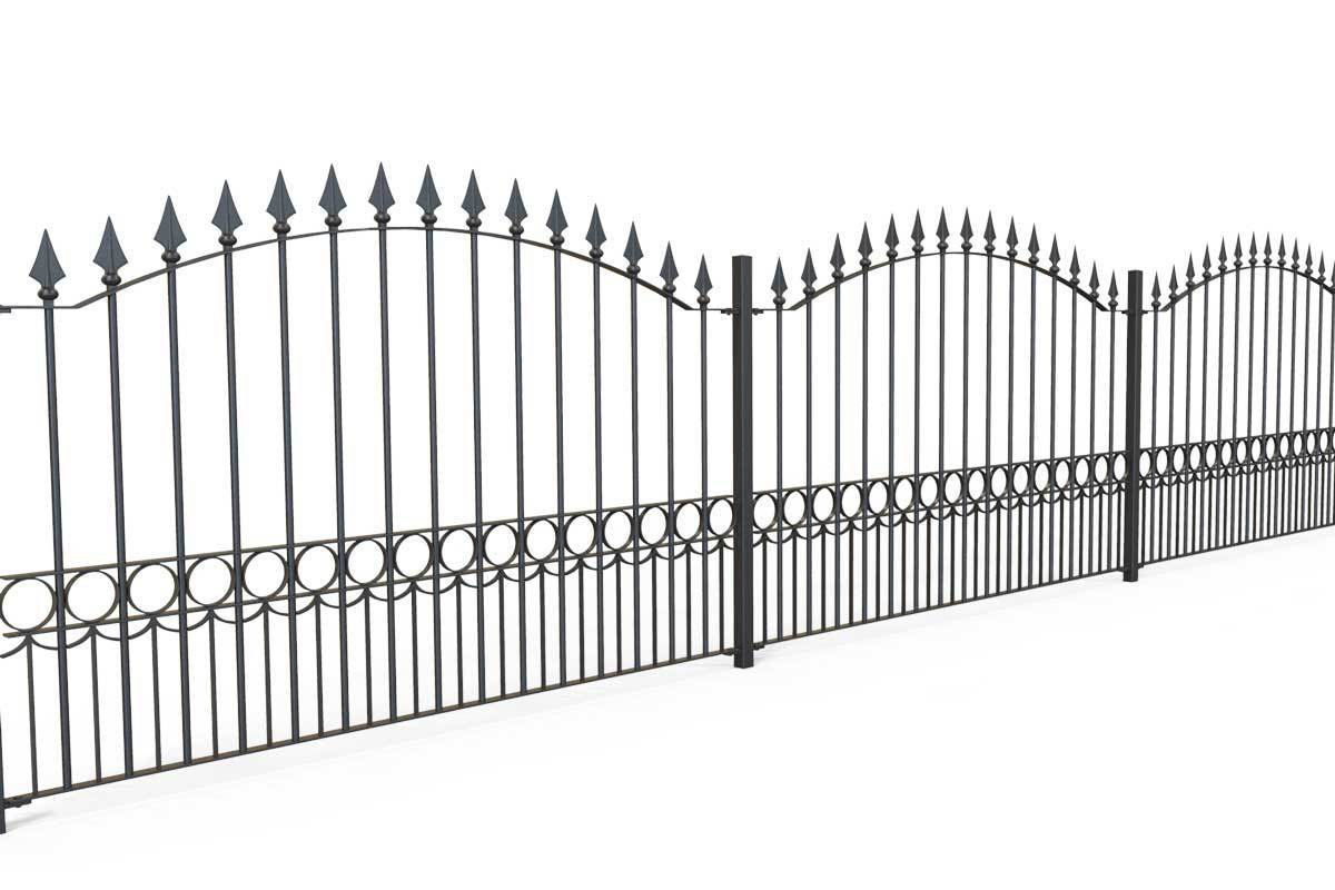 Rail Head - Rail Head - Arrow - Cast Iron - Square Base