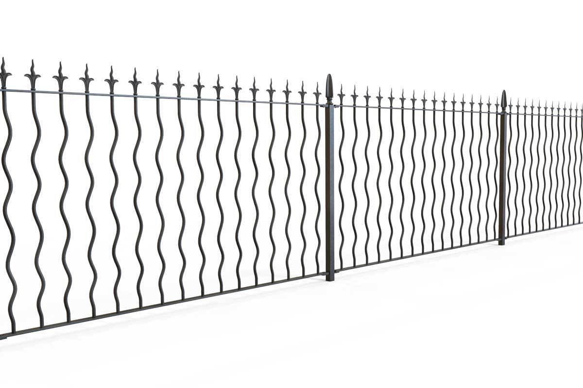 Rail Head - Rail Head - Flame Top - Cast Iron - Round Base