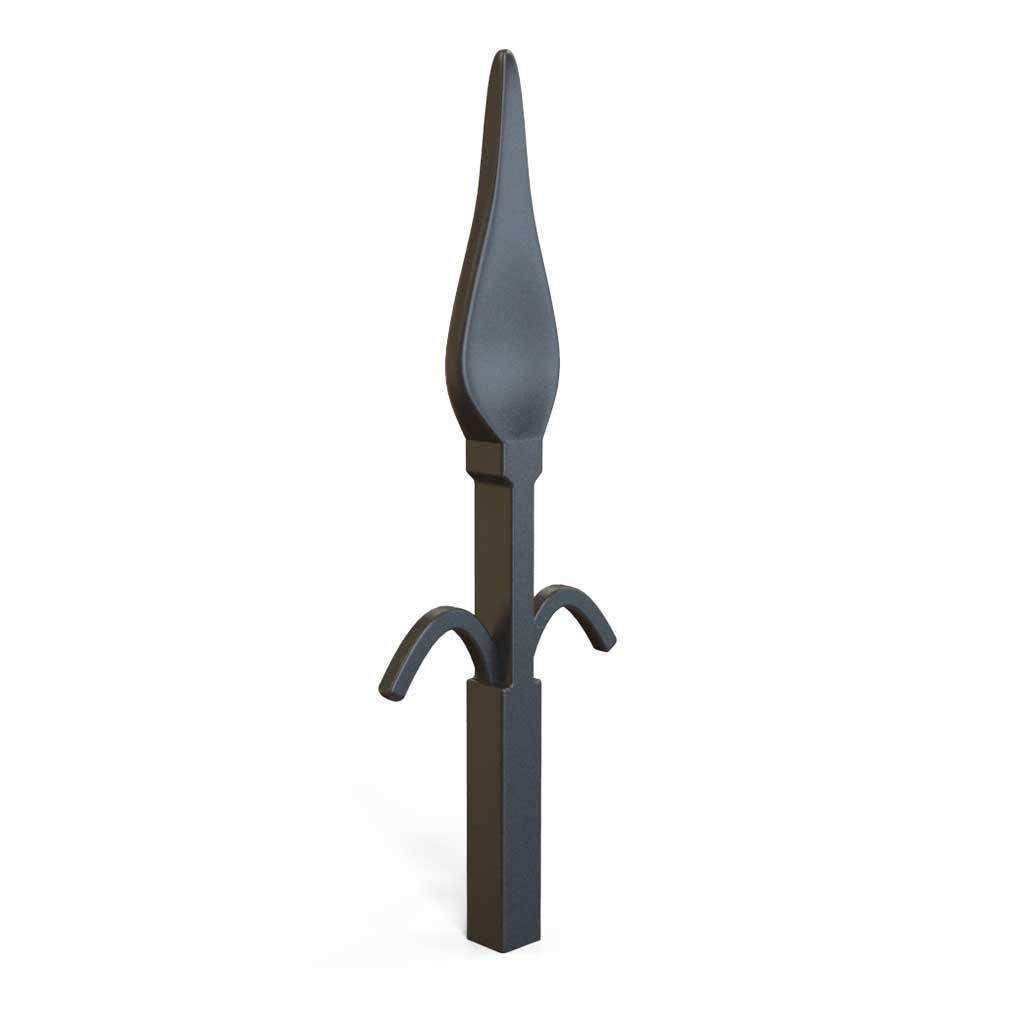 Rail Head - Rail Head - Tulip Top - Cast Iron - Square Base
