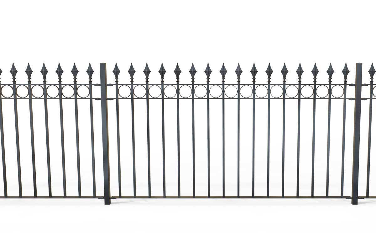 Railings - Brixham - Style 10A - Wrought Iron Railing