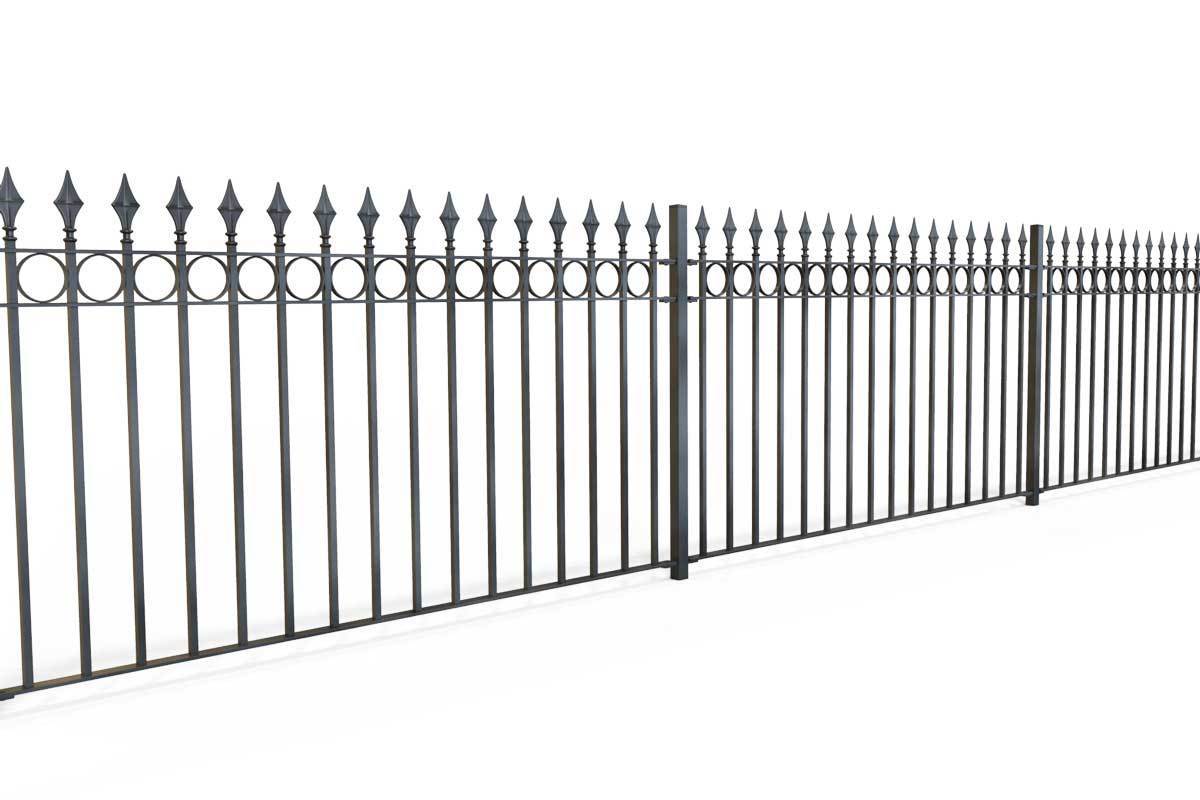 Railings - Brixham - Style 10A - Wrought Iron Railing