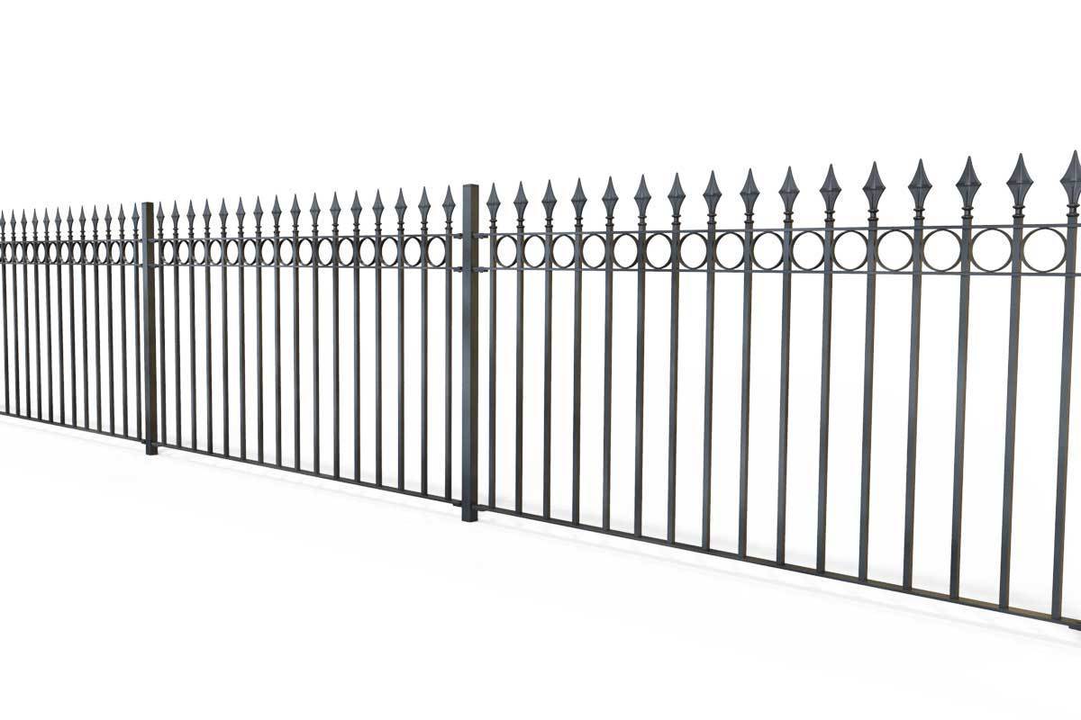 Railings - Brixham - Style 10A - Wrought Iron Railing