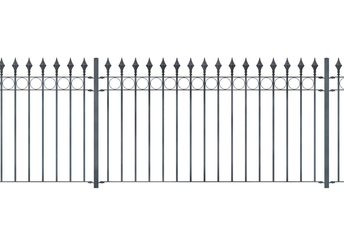 Railings - Brixham - Style 10A - Wrought Iron Railing