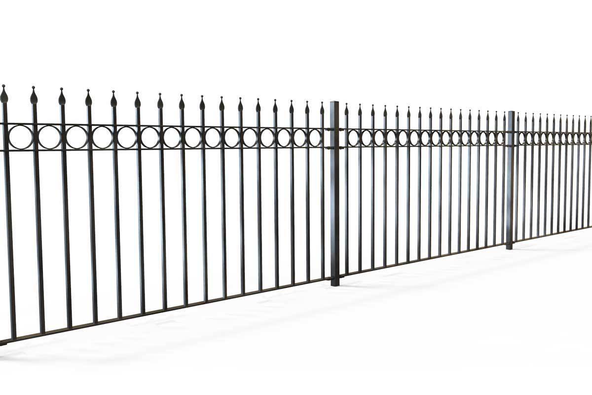 Railings - Brixham - Style 10A - Wrought Iron Railing