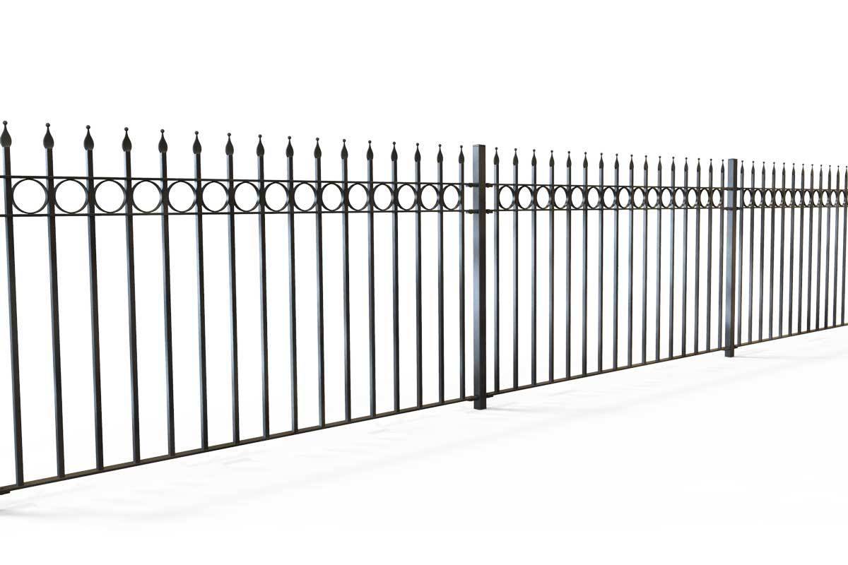 Railings - Brixham - Style 10A - Wrought Iron Railing