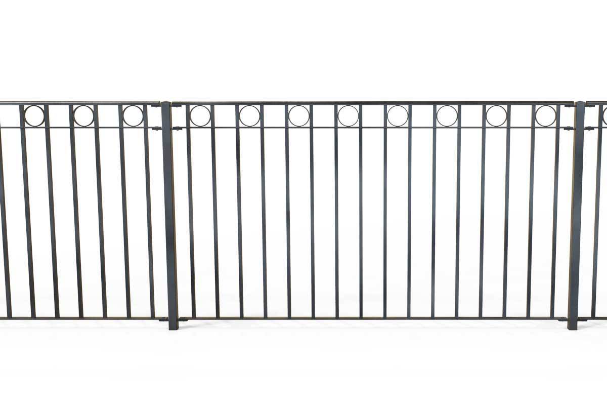 Railings - Cardiff - Style 13 - Iron Railing