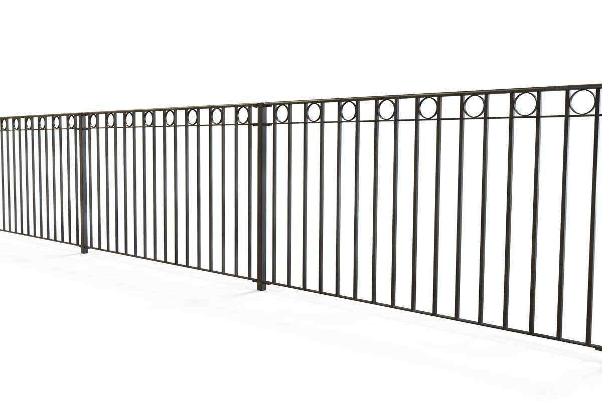 Railings - Cardiff - Style 13 - Iron Railing