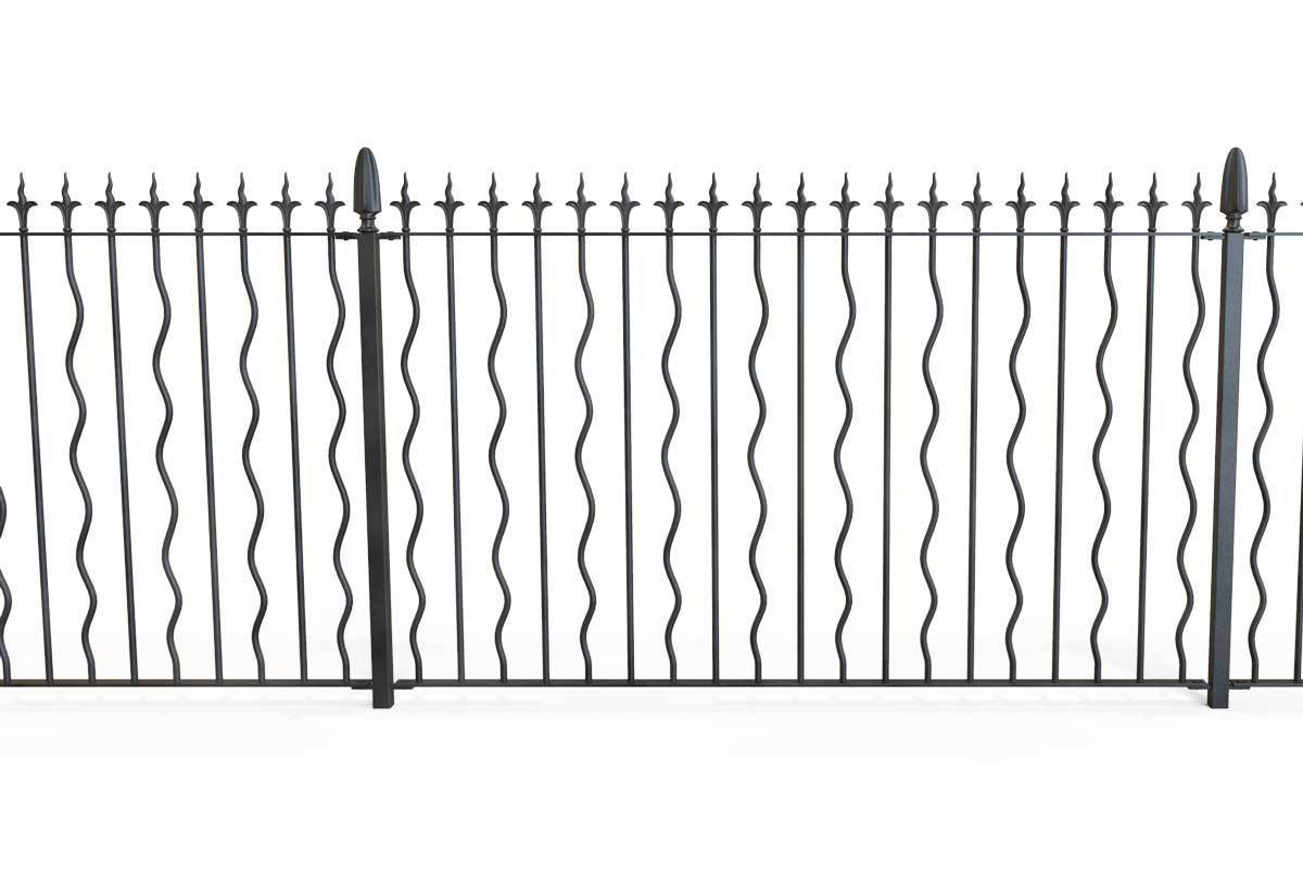 Railings - Devon - Style 27A - Wrought Iron Railing