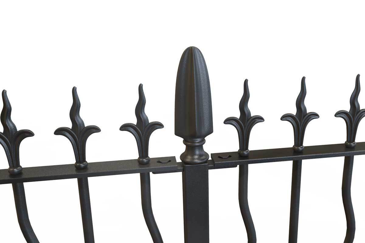 Railings - Devon - Style 27A - Wrought Iron Railing
