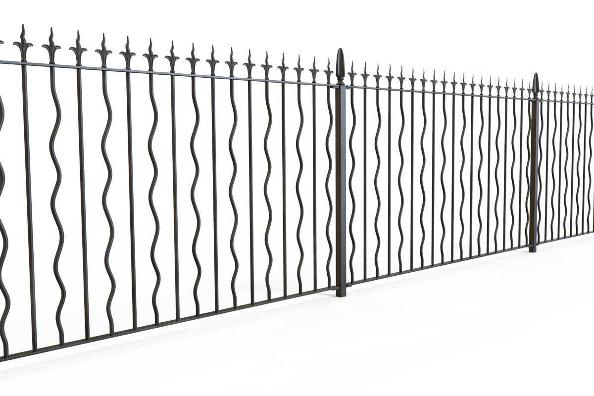 Railings - Devon - Style 27A - Wrought Iron Railing