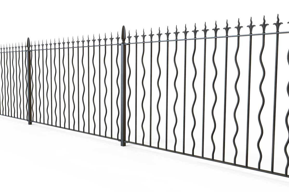 Railings - Devon - Style 27A - Wrought Iron Railing
