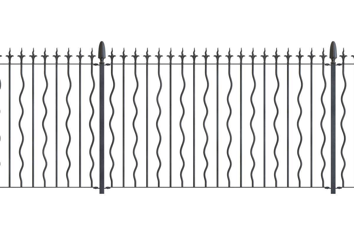 Railings - Devon - Style 27A - Wrought Iron Railing