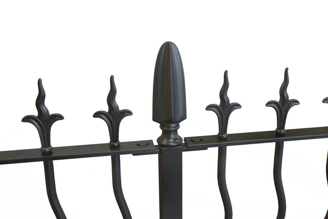 Railings - Devon - Style 27B - Wrought Iron Railing