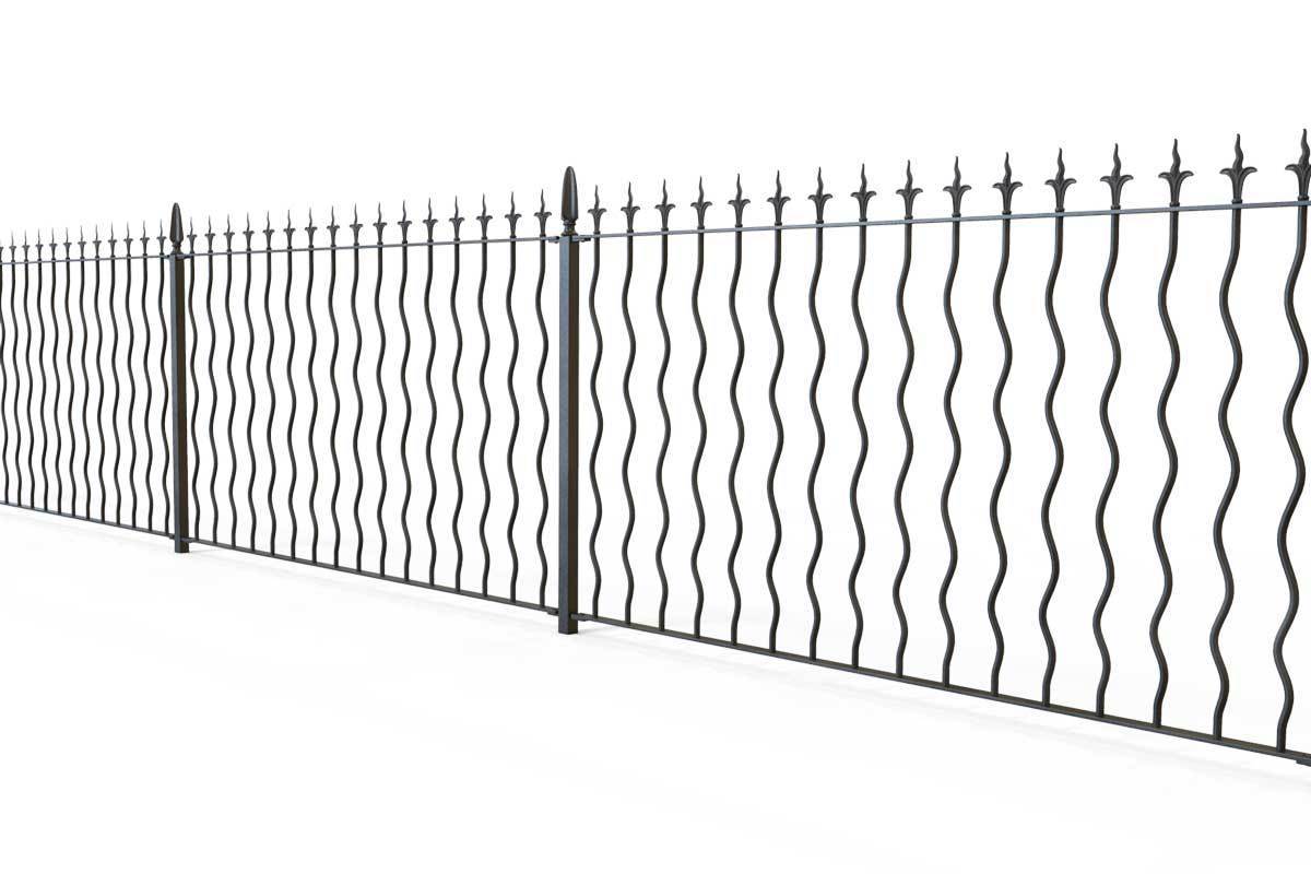 Railings - Devon - Style 27B - Wrought Iron Railing