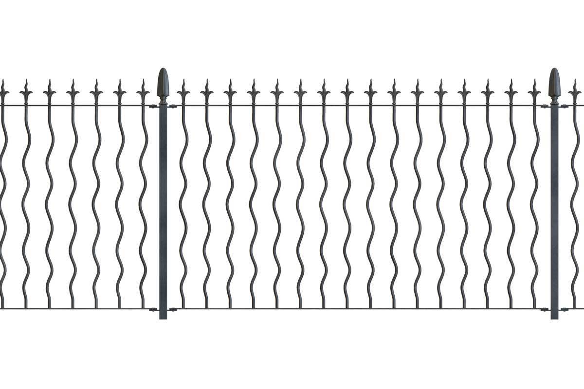 Railings - Devon - Style 27B - Wrought Iron Railing