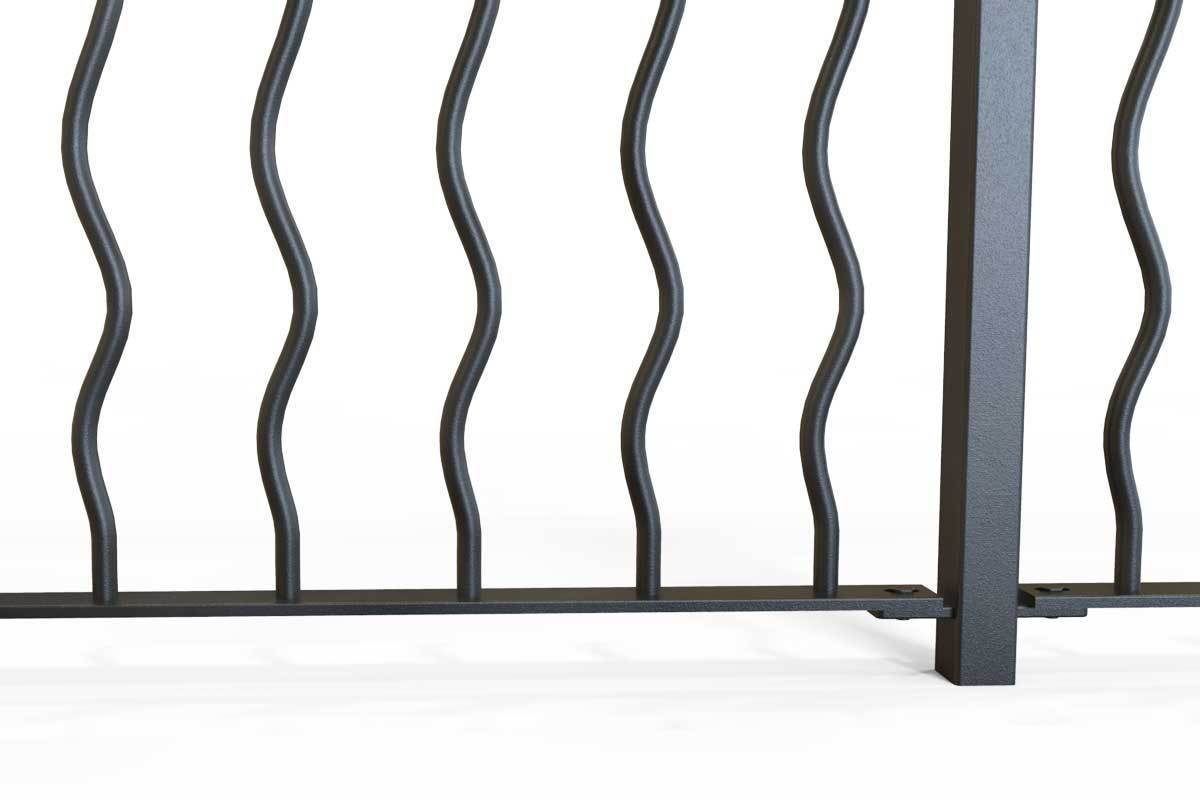 Railings - Devon - Style 27B - Wrought Iron Railing