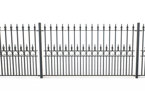 Wiltshire - Style 7 - Decorative Iron Fence