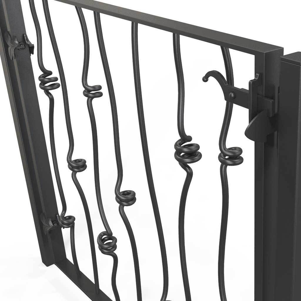 Railings - Glastonbury - Style 9 -  Wrought Iron Knotted Rails
