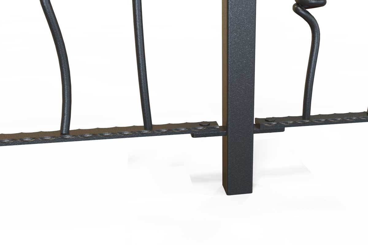 Railings - Glastonbury - Style 9 -  Wrought Iron Knotted Rails