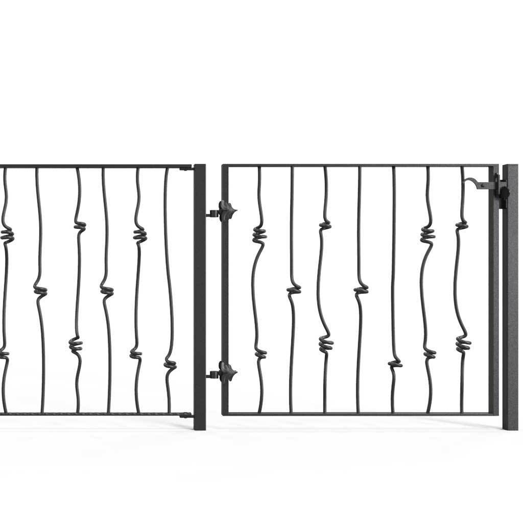 Railings - Glastonbury - Style 9 -  Wrought Iron Knotted Rails