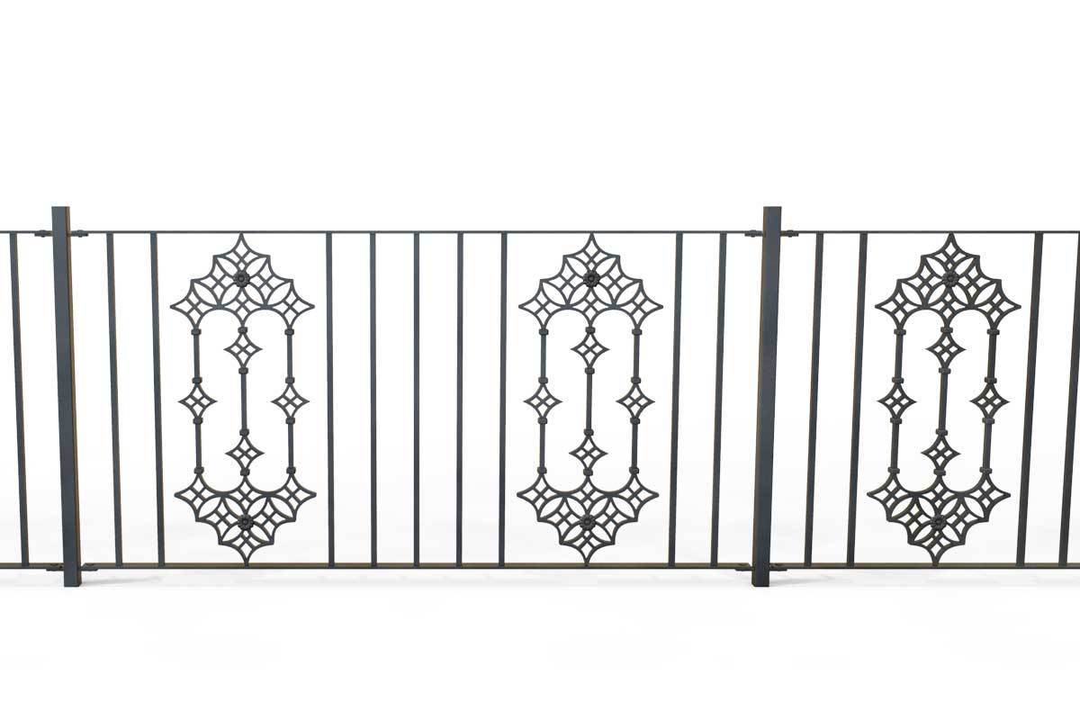 Railings - Gloucestershire - Style 23B - Iron Railing