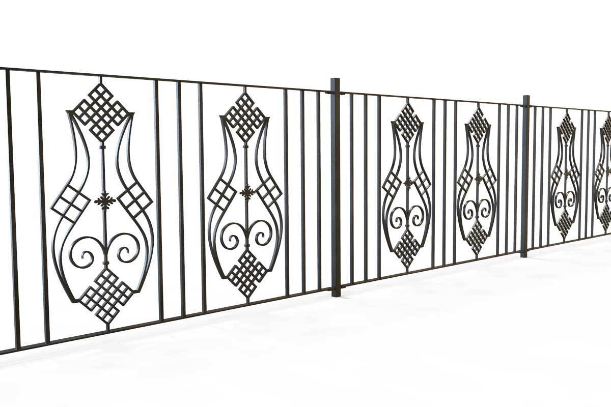 Railings - Gloucestershire - Style 23B - Iron Railing