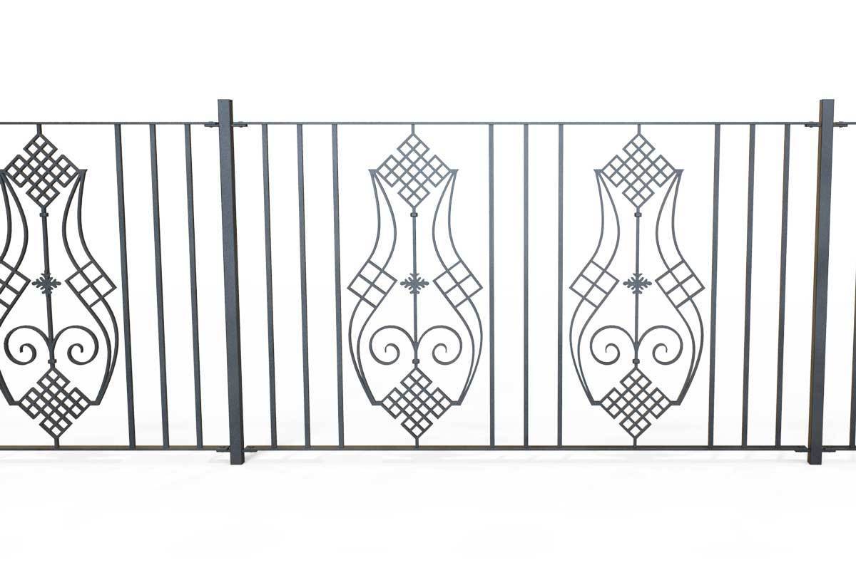 Railings - Gloucestershire - Style 23B - Iron Railing