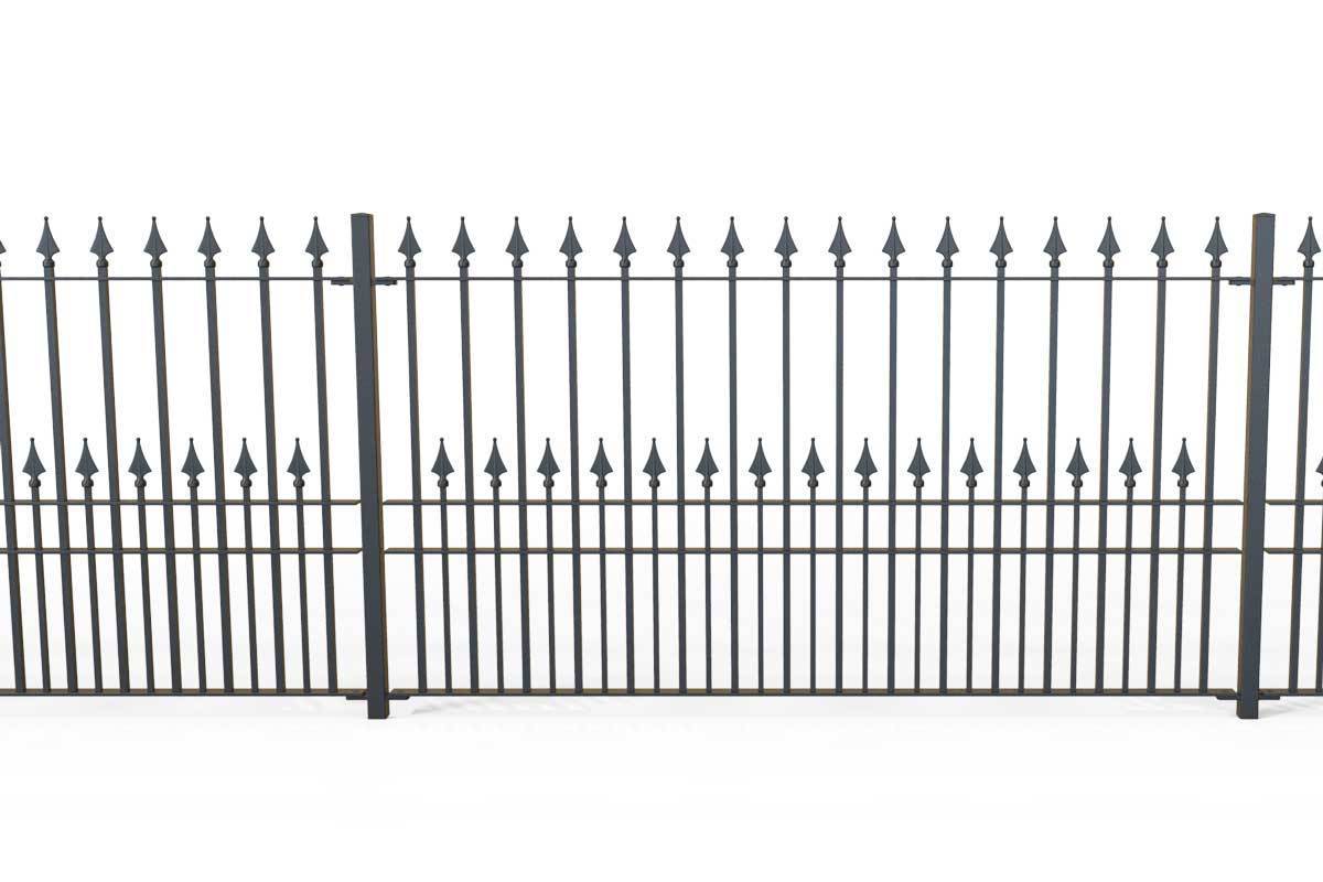 Railings - Lambourn - Style 15C - Wrought Iron Railing