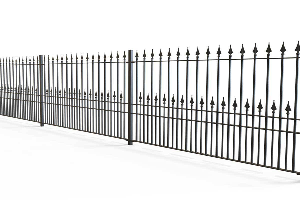 Railings - Lambourn - Style 15C - Wrought Iron Railing
