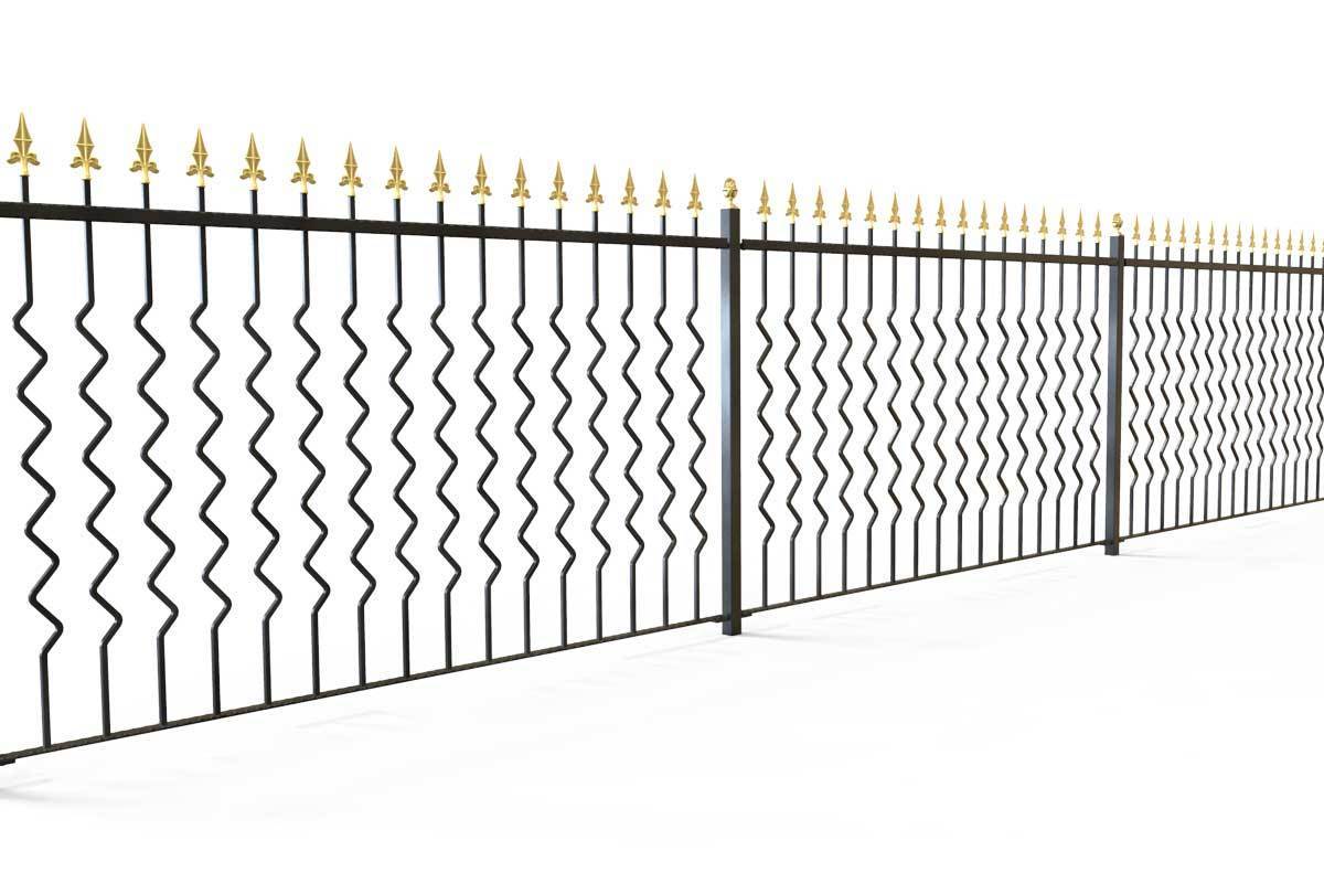 Railings - Marlow - Style 8 - Zig Zag Pattern Decorative Railing